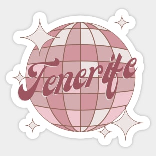 Tenerife Spain Retro Vintage Sticker